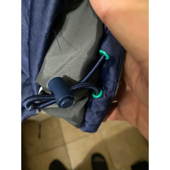 Air Jordan x Clot Chinese New Year Nylon Navy / Gray Zip Up Jacket Size Large - Picture 7 of 9